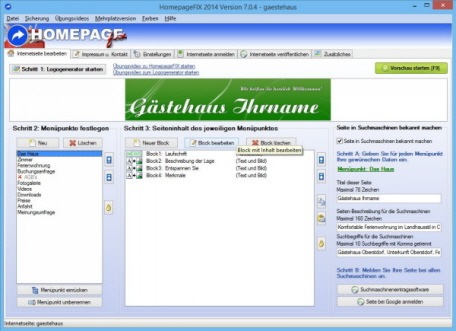 Homepage Software Homepage Software